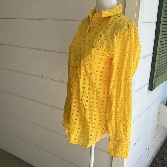 J CREW Eyelet Shirt - Picture 6 of 10
